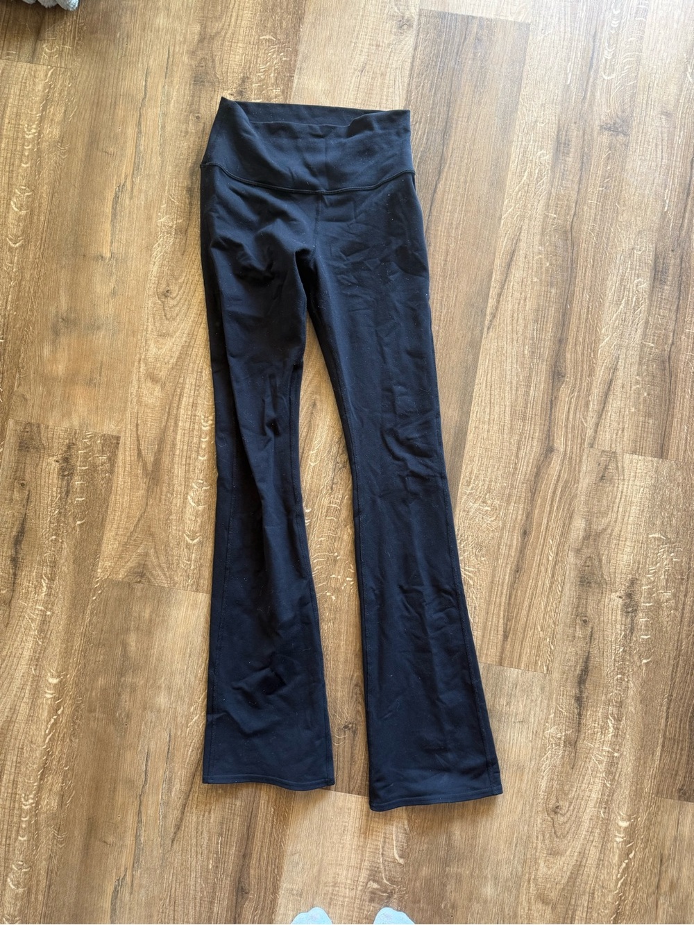 ALO Black High-Waist Flared Yoga Pants